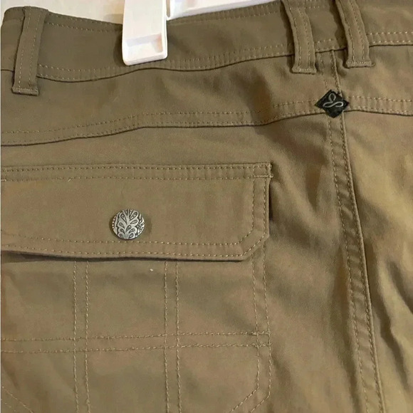 Prana size 10 olive green pants - Picture 2 of 6